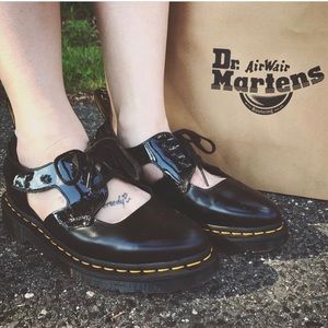Genna patent dr martens casual leather size 6 docs